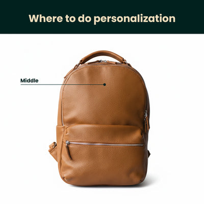 Laptop Backpack — Premium Personalized Handmade Leather Backpack | Pikore