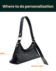 Baguette Shoulder Bag — Premium Personalized Handmade Leather Bag | Pikore