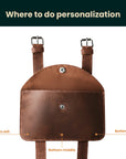 Saddle Bag Herritage — Premium Personalized Handmade Leather Saddle Bag | Pikore