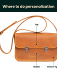 Leather Crossbody Bag — Premium Personalized Handmade Leather Bag | Pikore