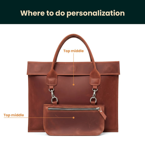 Laptop Bag with Small Pouch Set