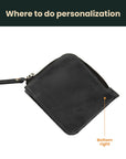 Zippered Wallet Basic — Premium Personalized Handmade Leather Wallet | Pikore