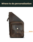 Chest Bag — Premium Personalized Handmade Leather  | Pikore
