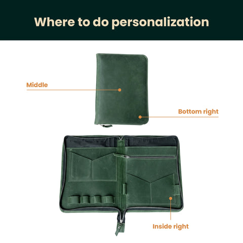 Zippered Padfolio Titan