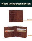 Wallet Bifold Thin — Premium Personalized Handmade Leather Wallet | Pikore