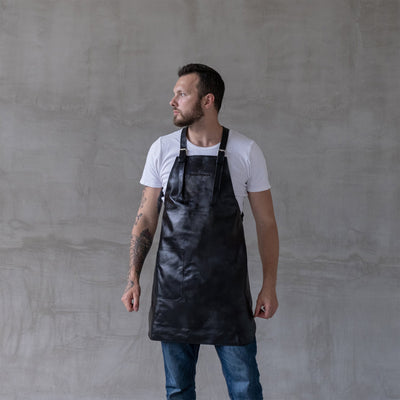 Leather Apron for Men — Premium Personalized Handmade Leather Add-ons | Pikore