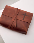 Personalized Bible Cover Leather - Pikore