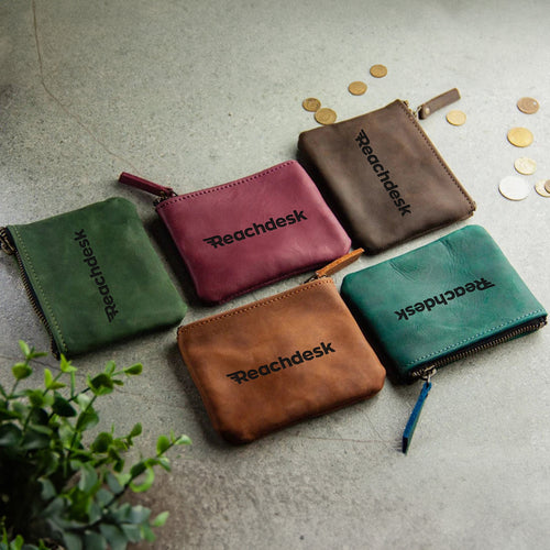 Leather Coin Pouch — Premium Personalized Handmade Leather Add-ons | Pikore