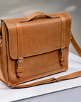 Laptop Messenger Leather bag