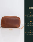 Leather Dopp Kit