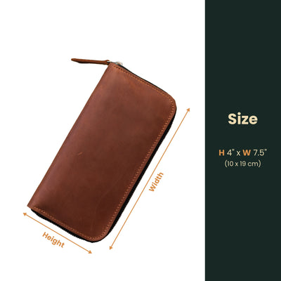 Long Zippered Wallet Lagom