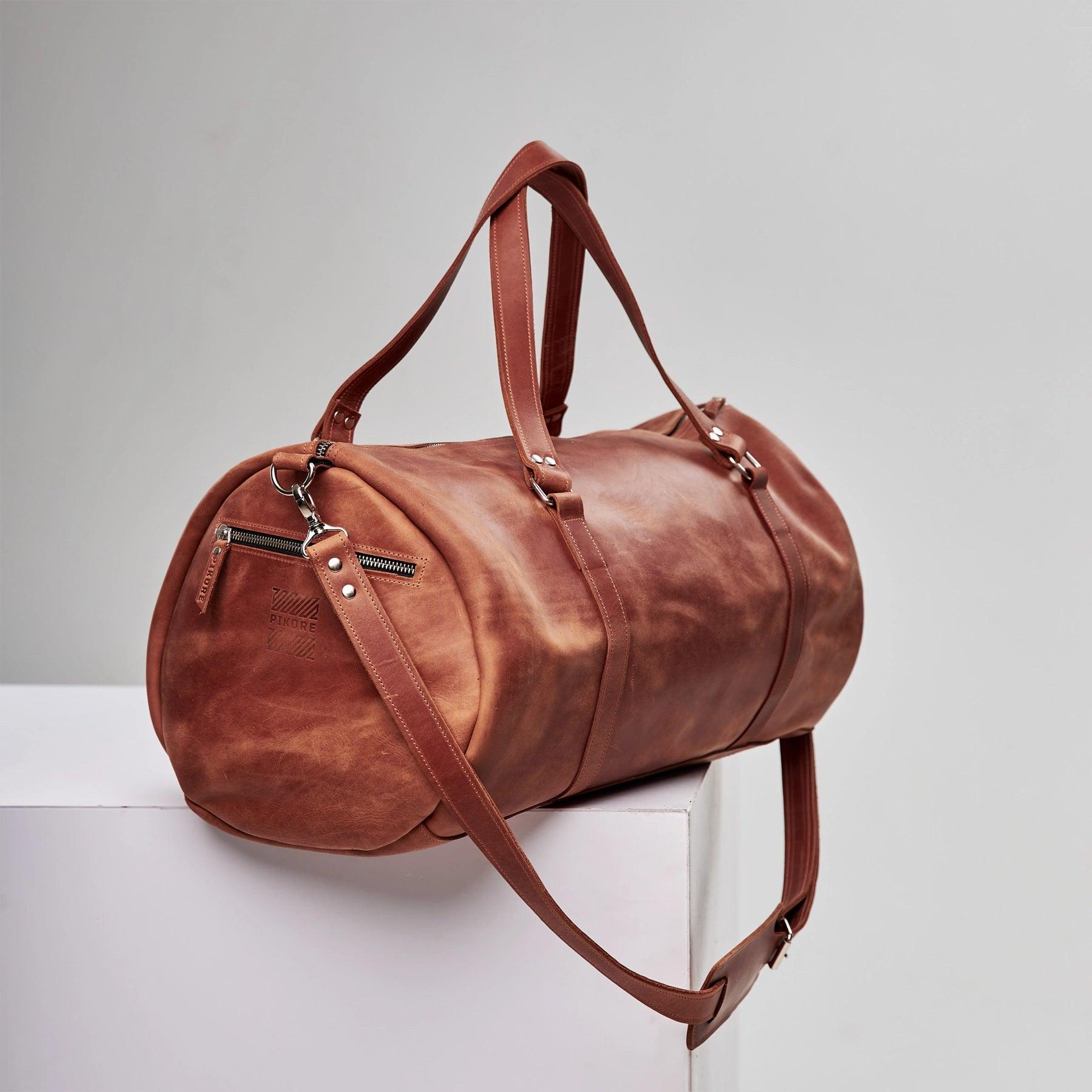 Leather duffle bag - Pikore