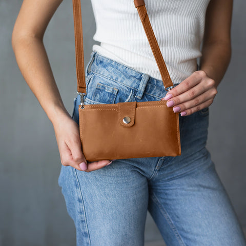 Leather Wallet Bag