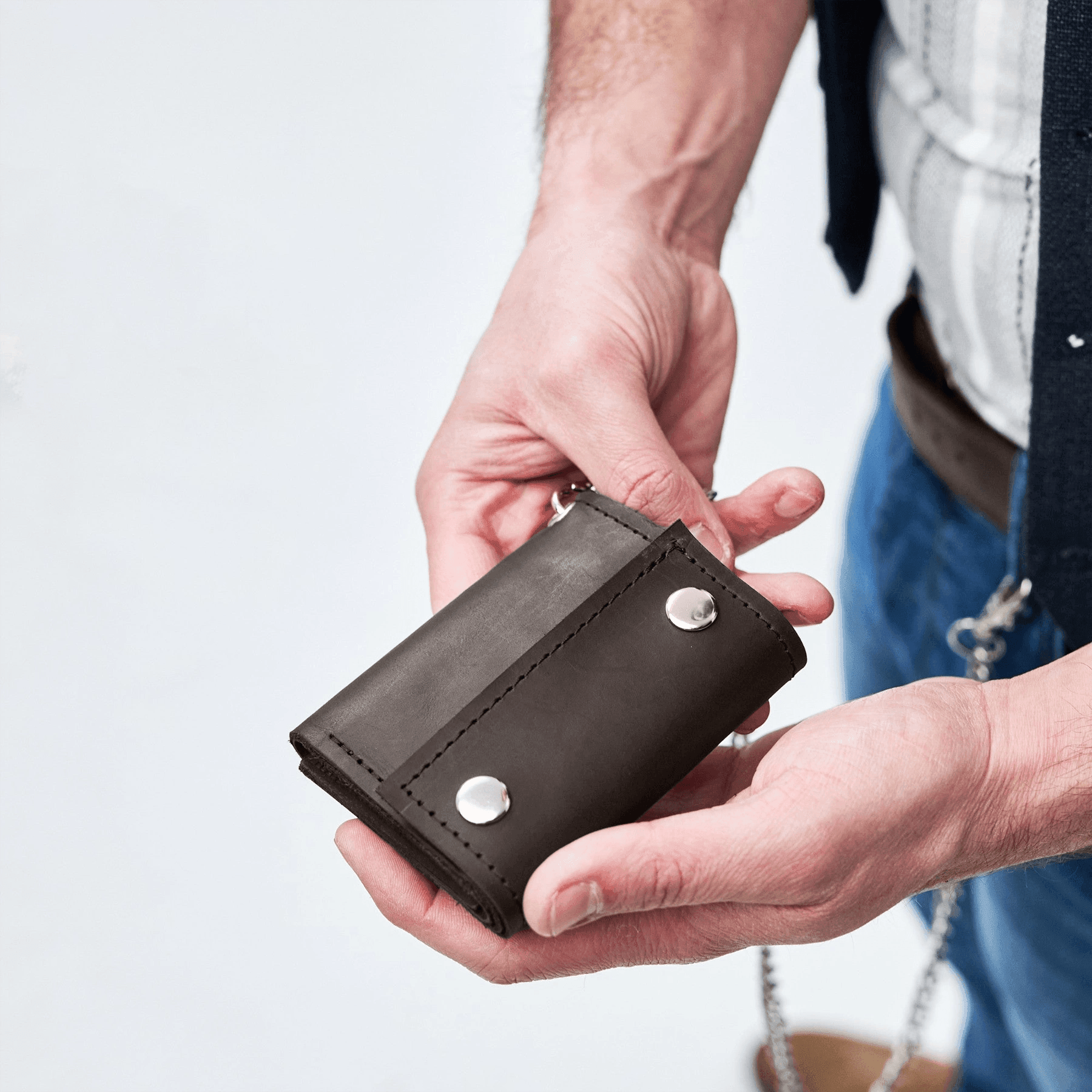 Leather Trifold Wallet - Pikore