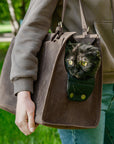 Leather Cat Bag - Pikore