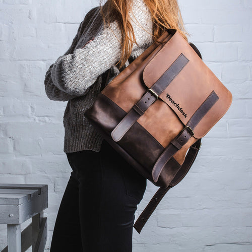 Leather Backpack for Women — Premium Personalized Handmade Leather Add-ons | Pikore