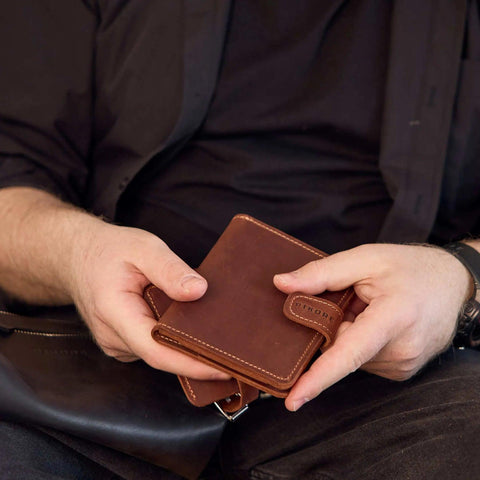 Leather Passport Wallet - Pikore