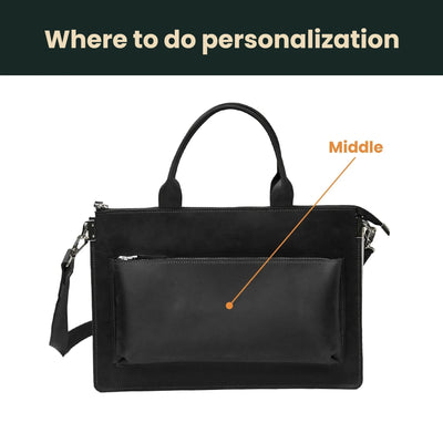 Leather Laptop Bag — Premium Personalized Handmade Leather Laptop Sleeve | Pikore