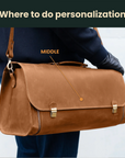 Barber Tool Bag — Premium Personalized Handmade Leather  | Pikore