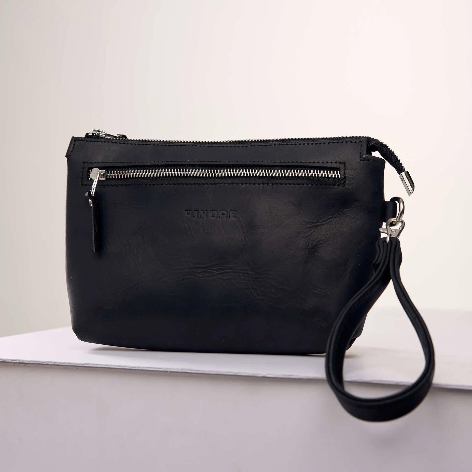 Leather Clutch Bag For Men - Pikore
