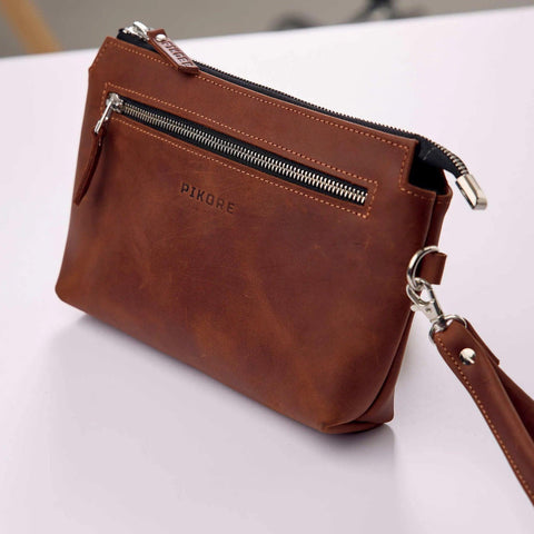 Leather Clutch Bag For Men - Pikore