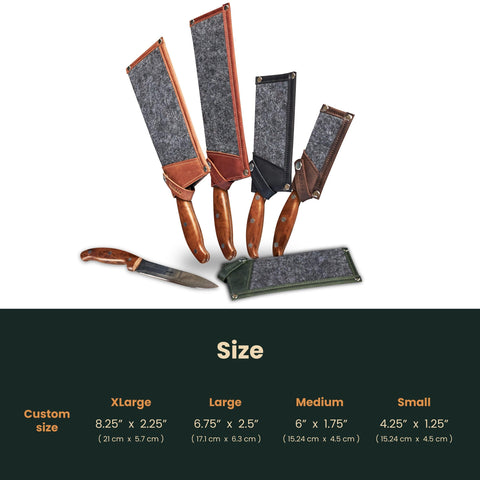 Leather Knife Covers - Pikore