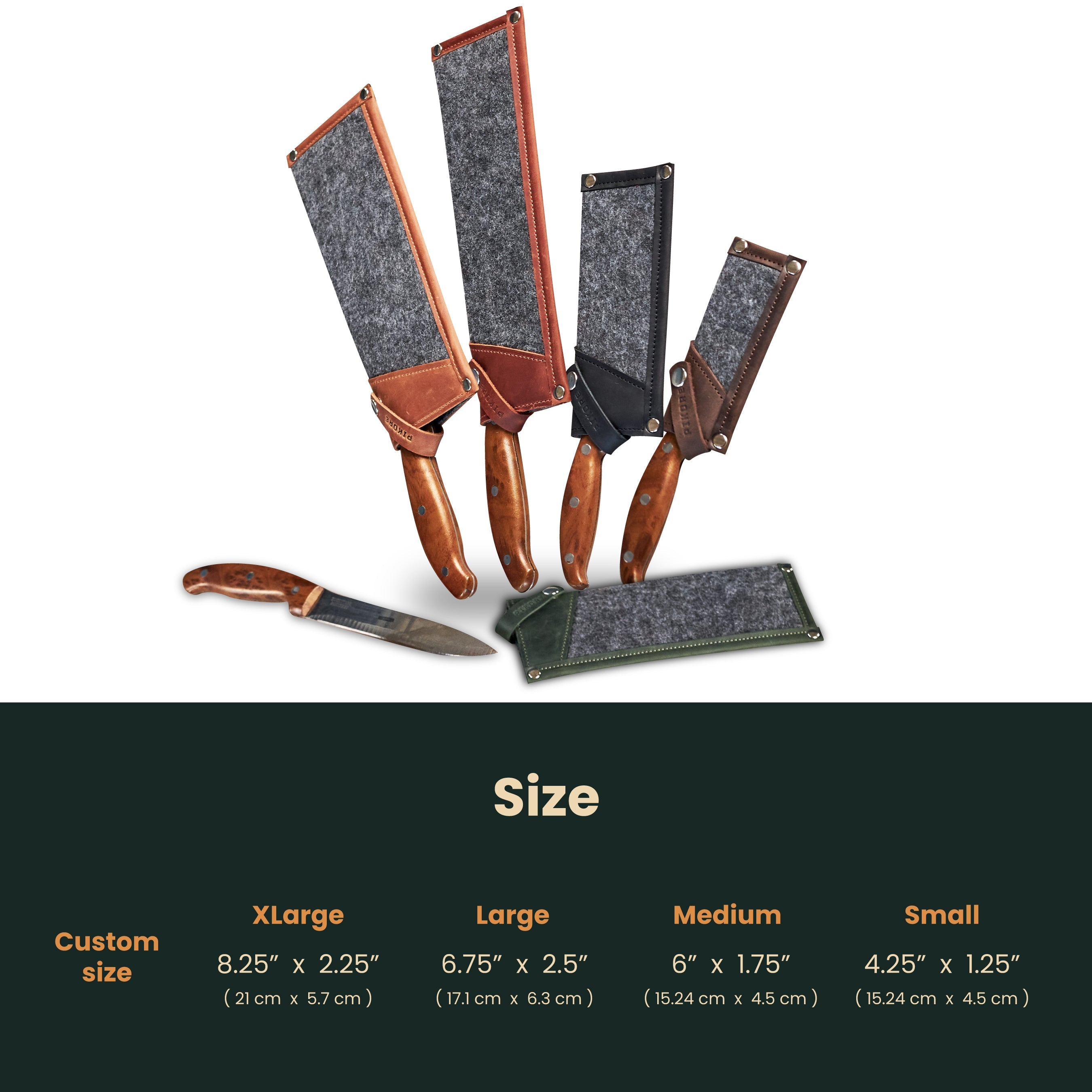 Leather Knife Covers Kit