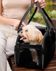 Leather Dog Carrier Bag