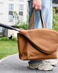 Leather Squash Bag with Racket Holder