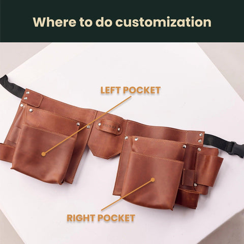 Leather Tool Belt Holster - Pikore