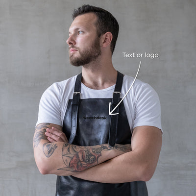 Leather Apron for Men — Premium Personalized Handmade Leather Add-ons | Pikore
