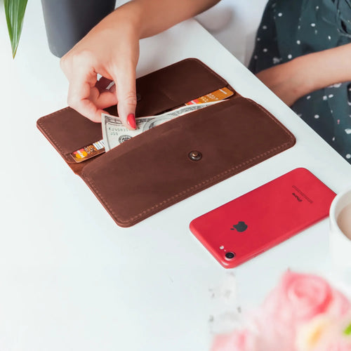 Long Wallet Stockholm — Premium Personalized Handmade Leather Wallet | Pikore