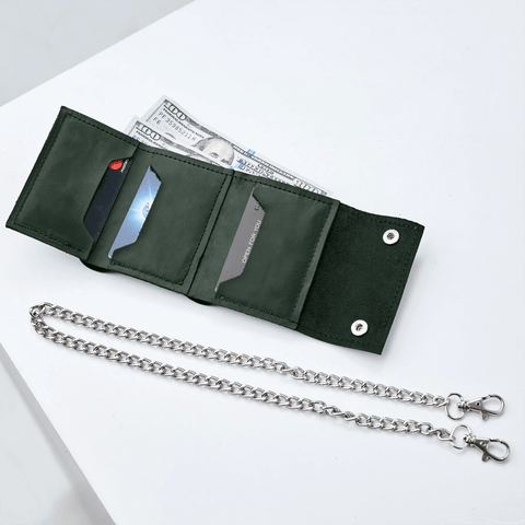 Leather Trifold Wallet - Pikore