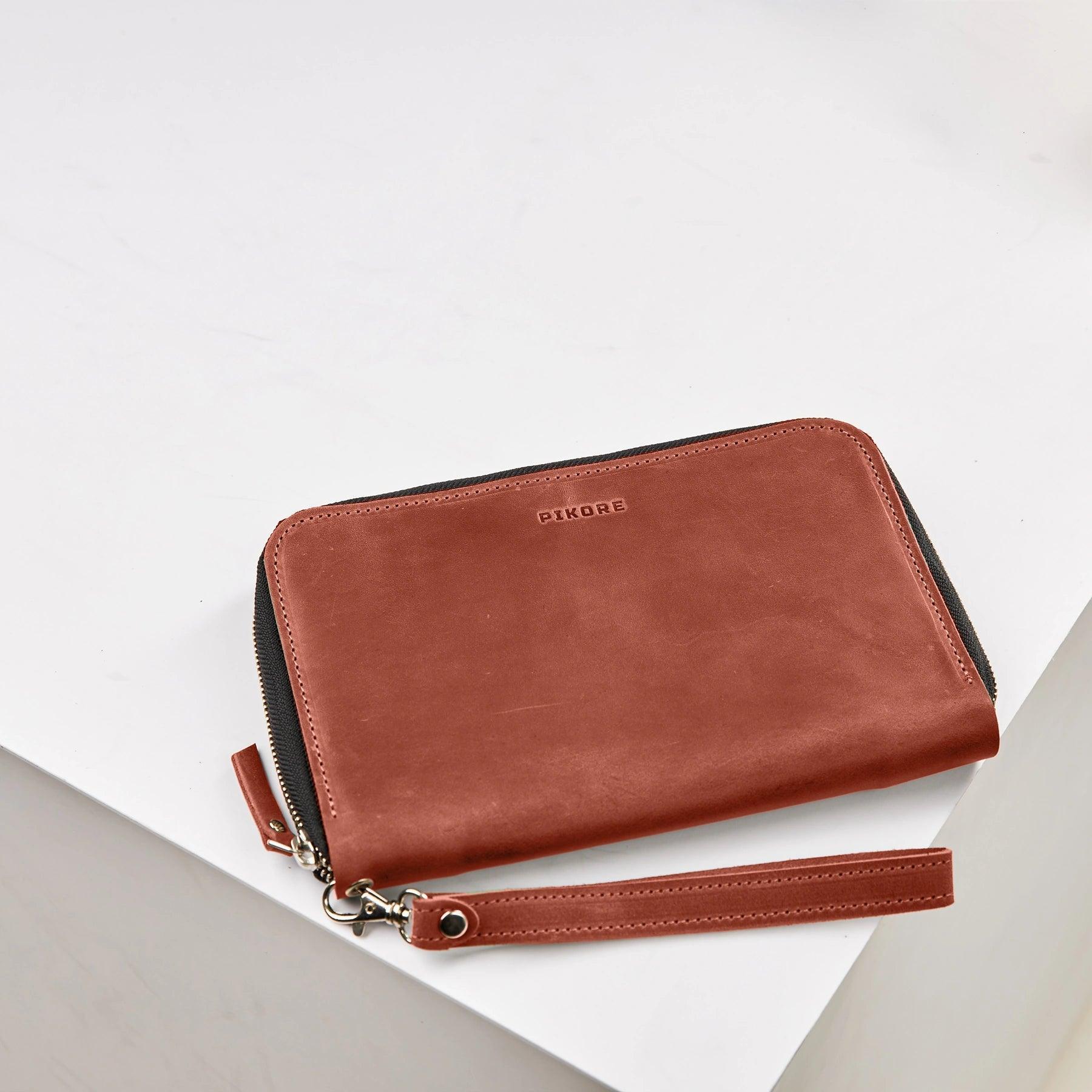 Leather Travel Document Holder - Pikore