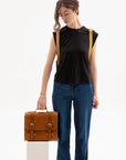 Leather Briefcase For Women - Pikore