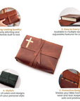 Personalized Bible Cover Leather - Pikore