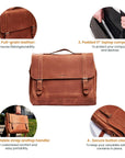 Messenger Leather bag - Pikore