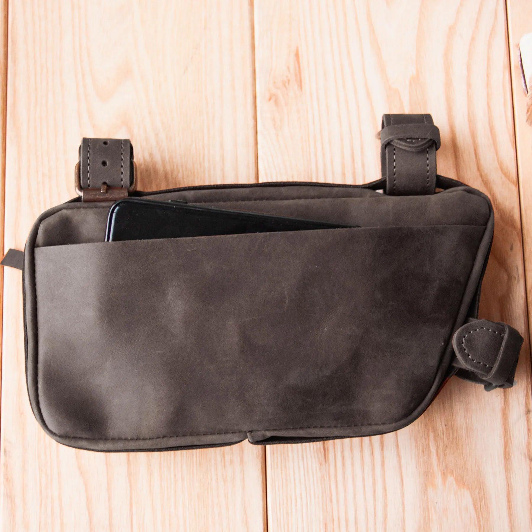 Leather Bike Frame Bag - Pikore