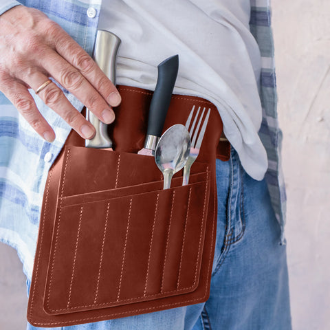 Leather Knife Utility Belt