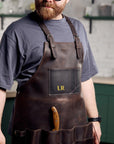 12-Pocket Leather Tool Apron - Pikore