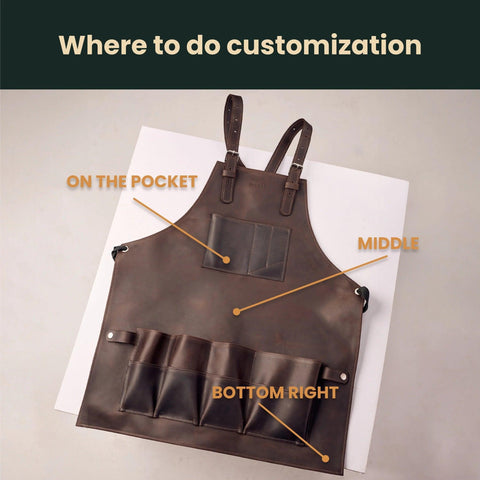 12-Pocket Leather Tool Apron - Pikore