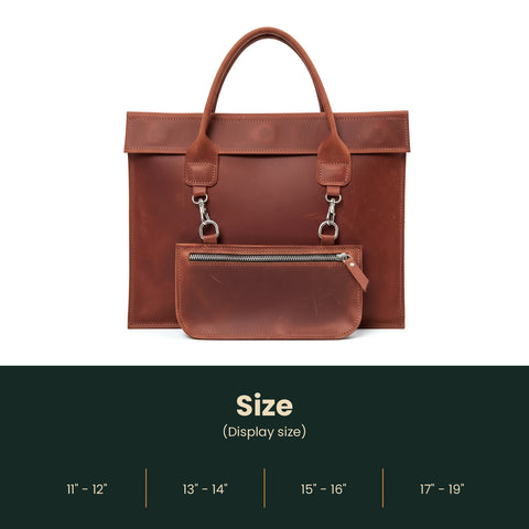 Laptop Bag with Small Pouch Set