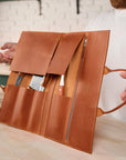 Personalized 4-Slot Folding Knife Bag - Pikore