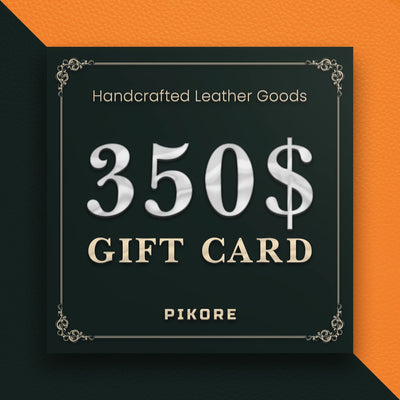 Pikore Leather Gift Card — Premium Personalized Handmade Leather Add-ons | Pikore