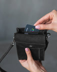 Leather Crossbody Phone Bag