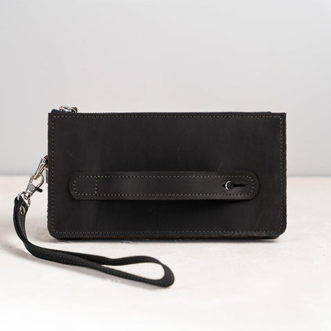 Personalized Leather Wallet Clutch - Pikore