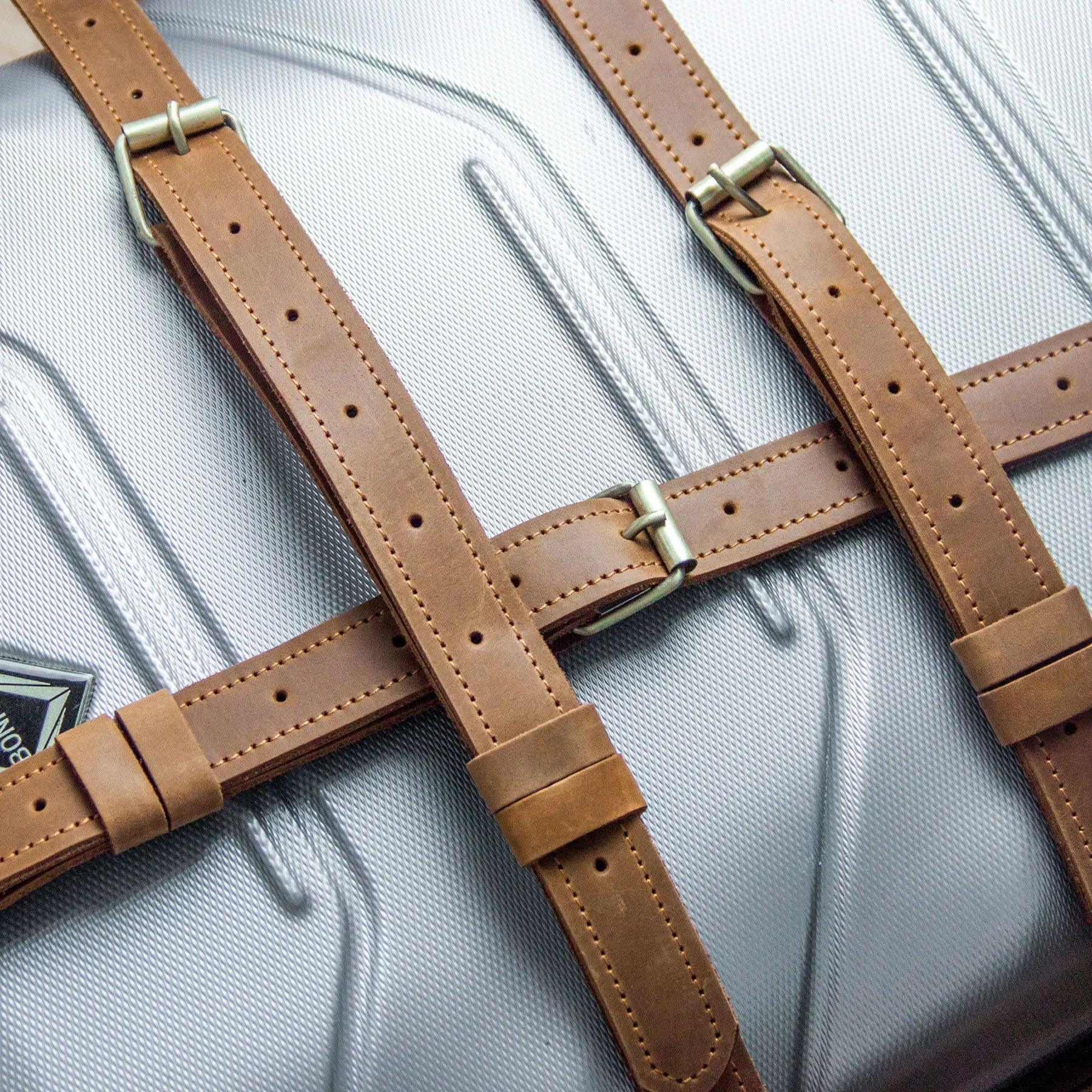 Leather Luggage Straps - Pikore