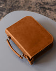 Leather Bible Cover With Zipper - Pikore