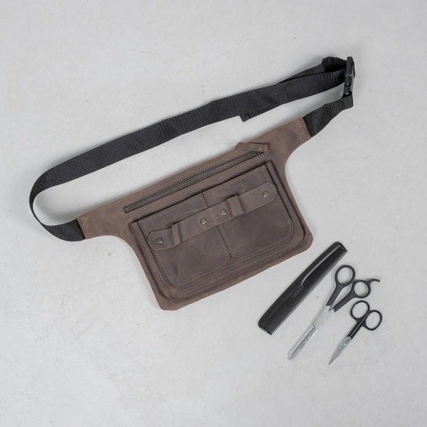 Barber Waist Bag Leather - Pikore