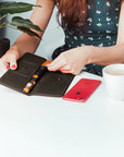 Long Wallet Stockholm — Premium Personalized Handmade Leather Wallet | Pikore